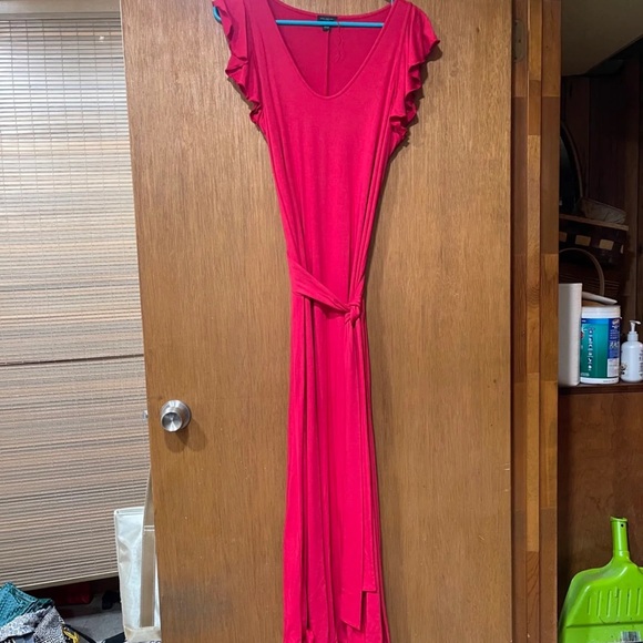 Ann Taylor red maxi dress - Picture 2 of 3